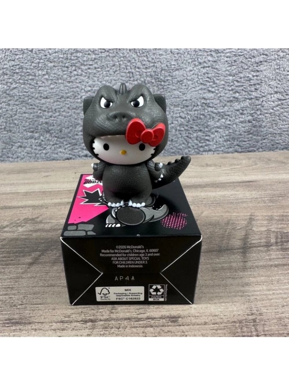 Hello Kitty Godzilla Figure Toy